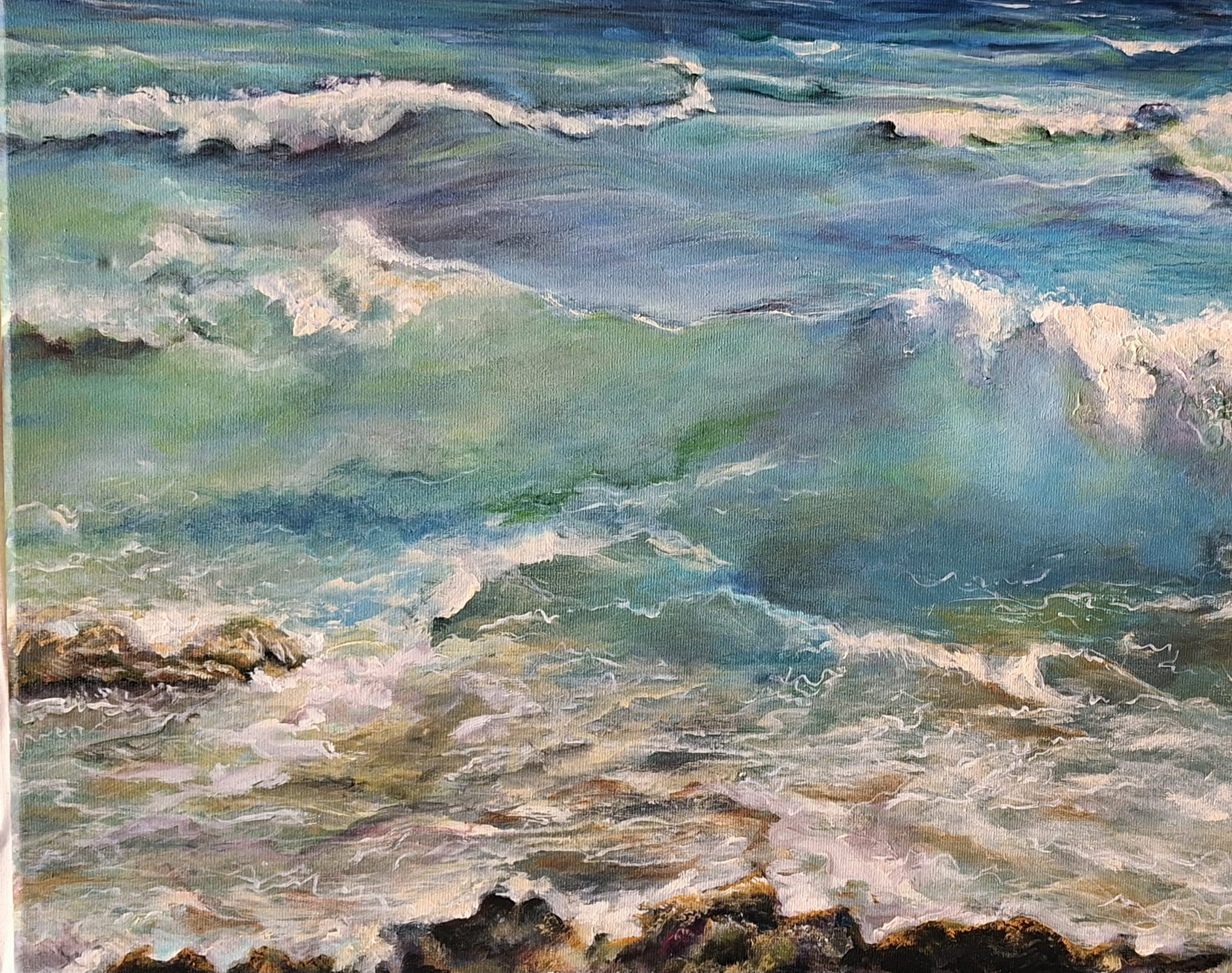 Olas que vienen y van